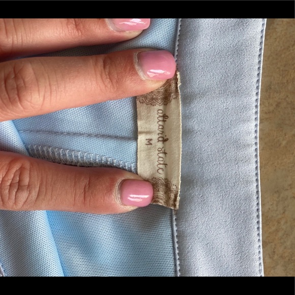 Light blue shots with scallop edge - Picture 3 of 3